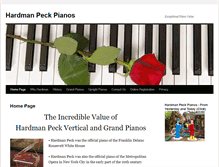 Tablet Screenshot of hardmanpianos.com